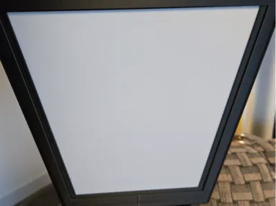 Blank plate for the Christmas Lamppost.
