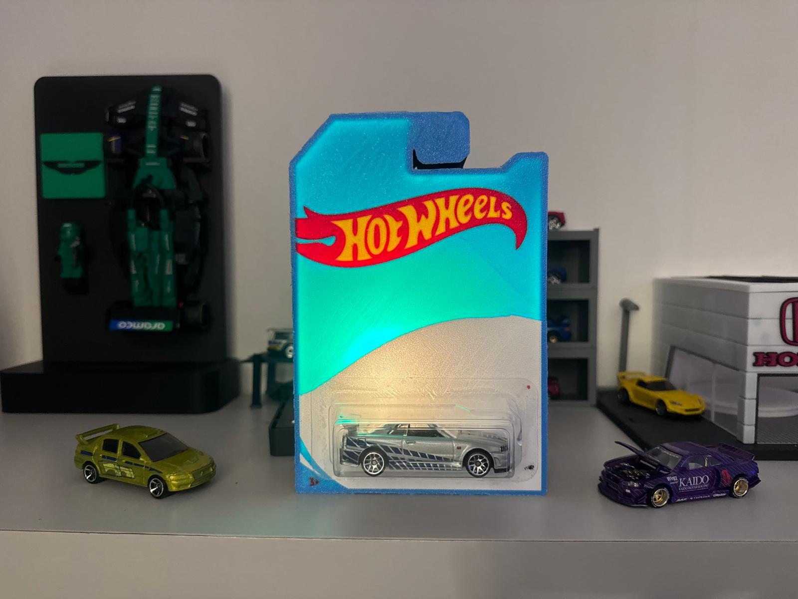 1:64 Mainline Wheelshot Lightbox Display toy car 