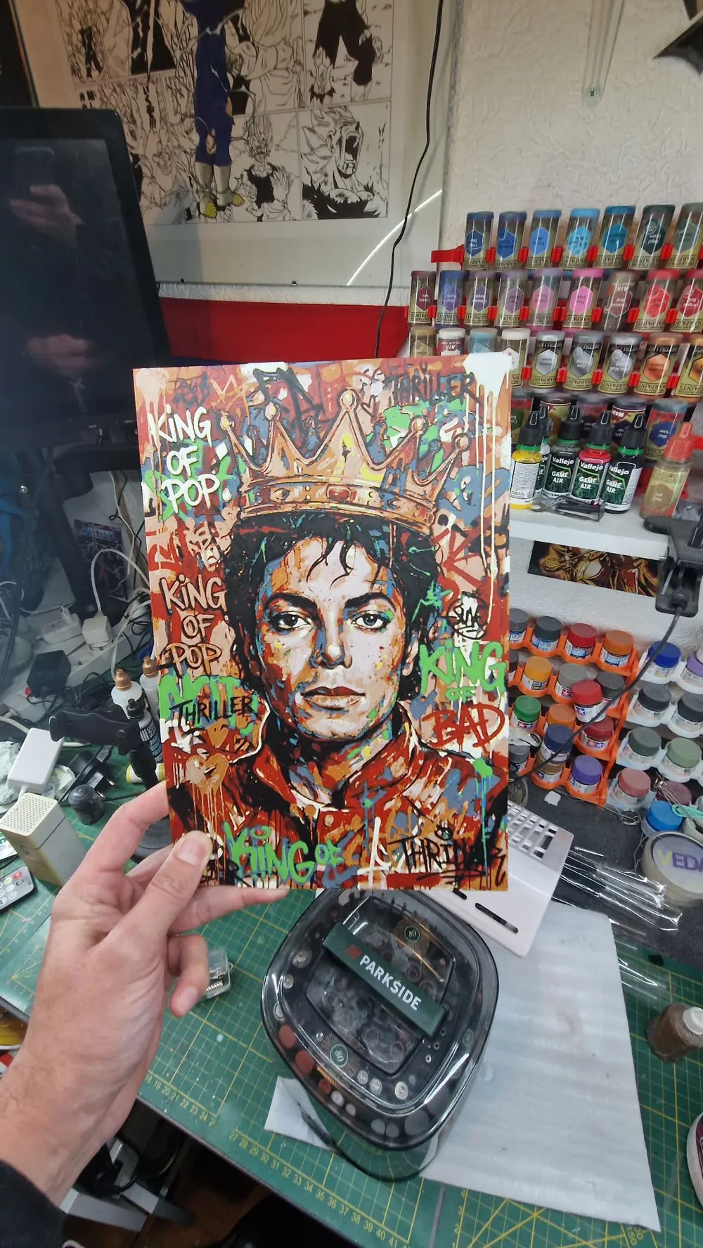 Michael Jackson Hueforge - King of Pop - Free 3D Print Model - MakerWorld