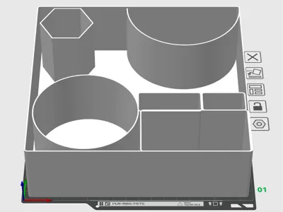 desktop organizer including cup and vape holders