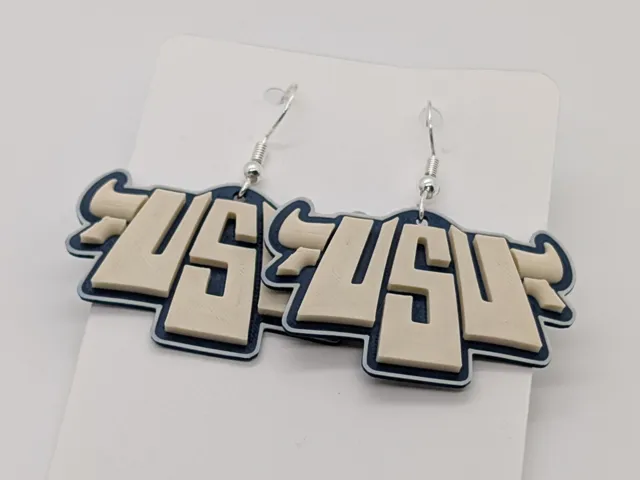 Utah State Aggies Throwback Earrings