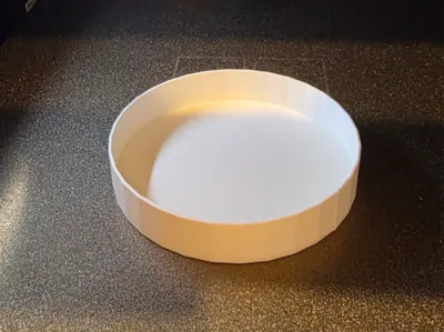 Lid for open cans or glasses/cups (thin edge)