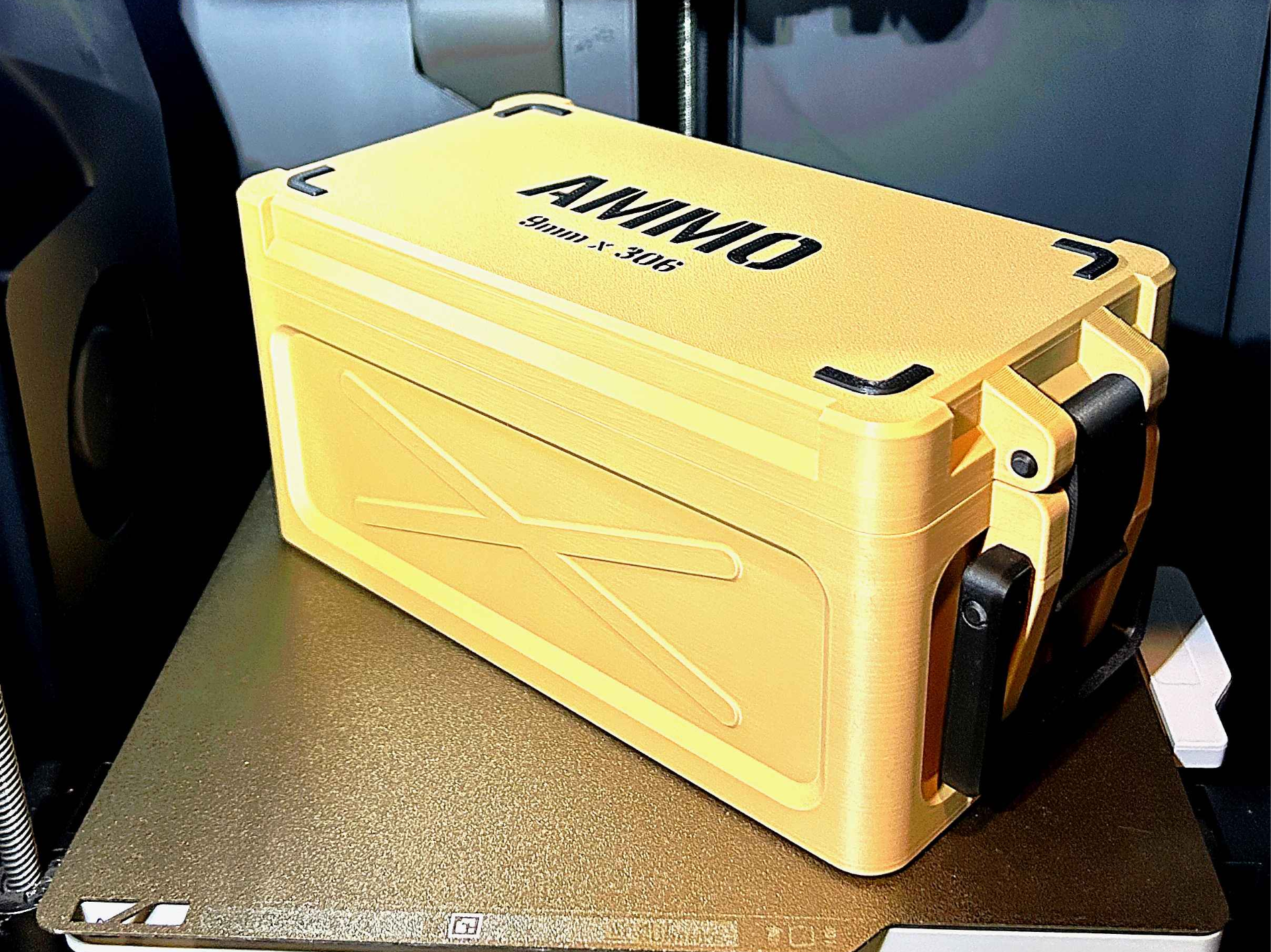 9mm Ammo Storage Box with Handle