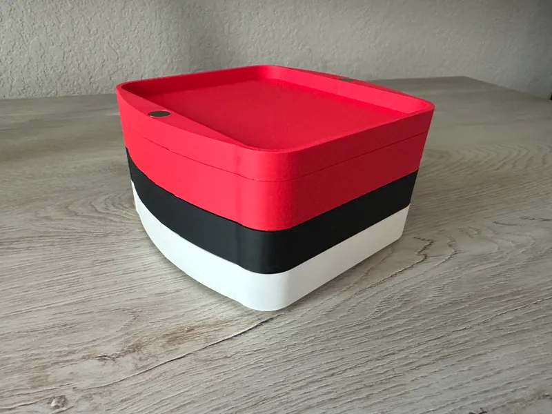 Nested Magnetic Storage Box w/ Lid
