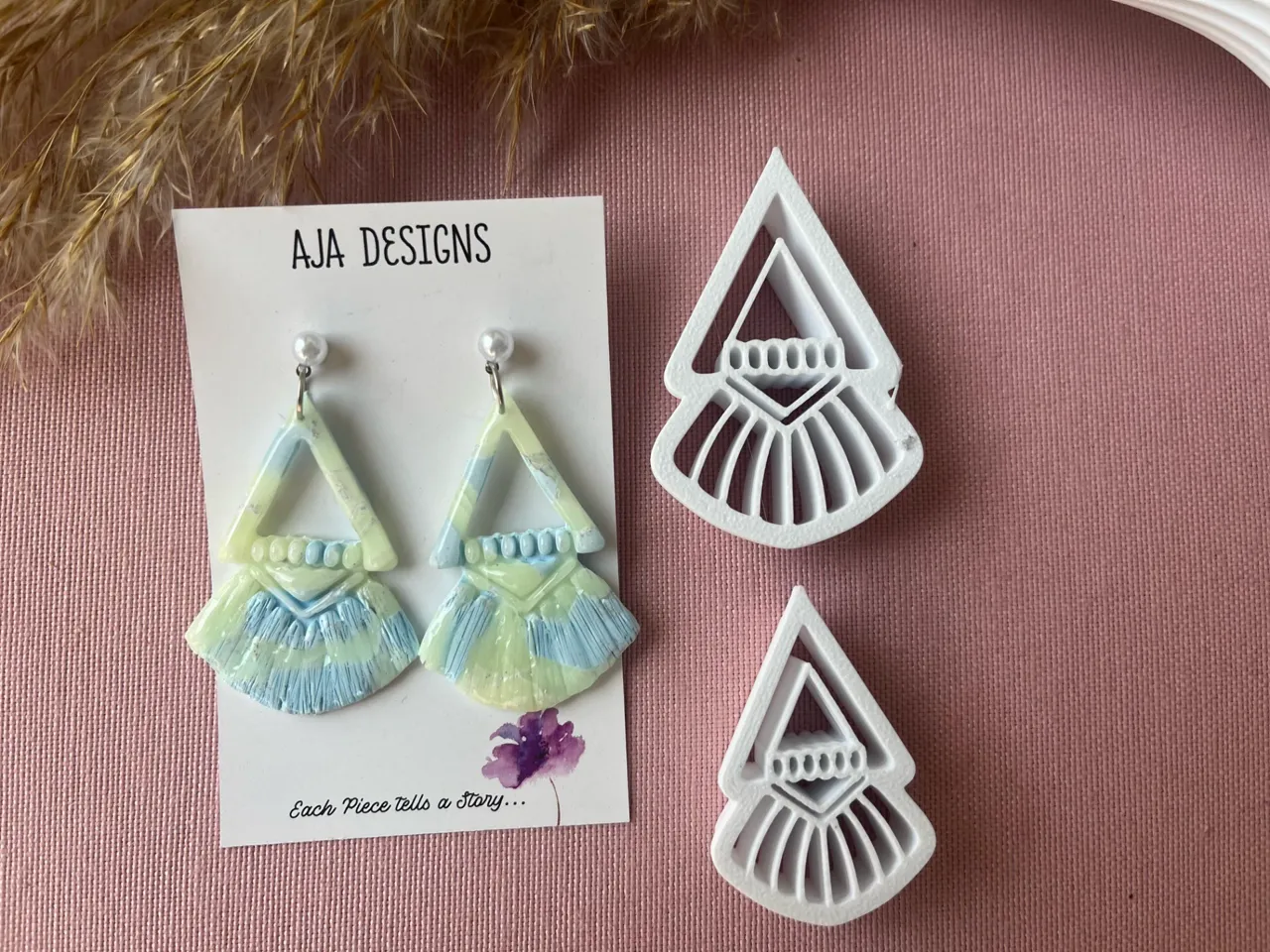 Polymer Clay Earring Mold 46 view 2