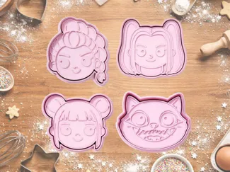 Conjunto de Cortadores de Biscoitos tema KPOP