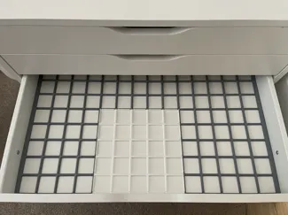 IKEA Alex (Wide Drawers) Gridfinity Baseplate