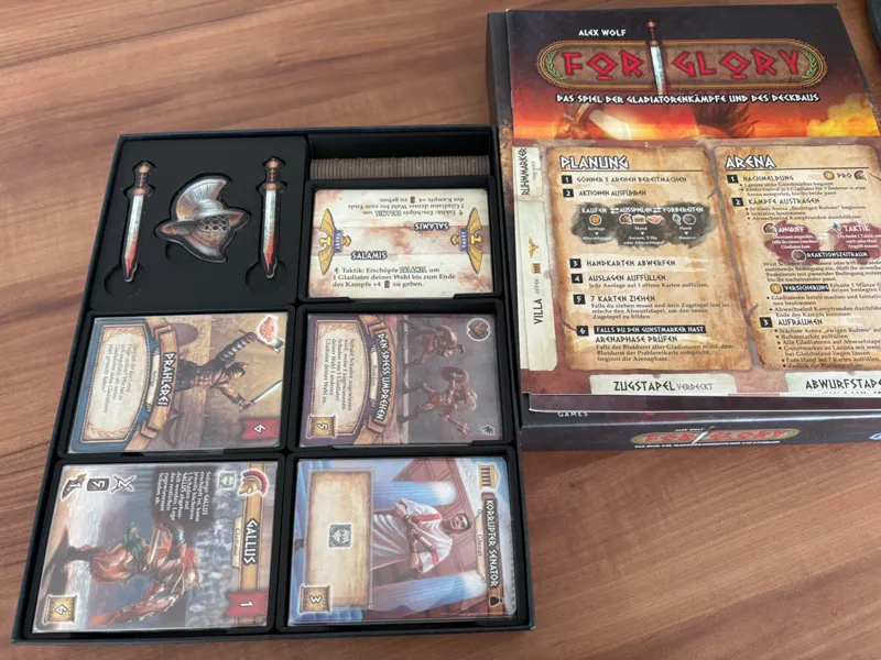 For Glory Insert for german edition