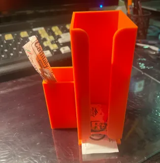 Dispenser bustine zucchero e palettine usa e getta