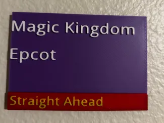 Disney World Road Sign AMS