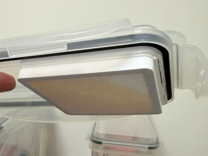 Plastic House Cereal Box Desiccant lid