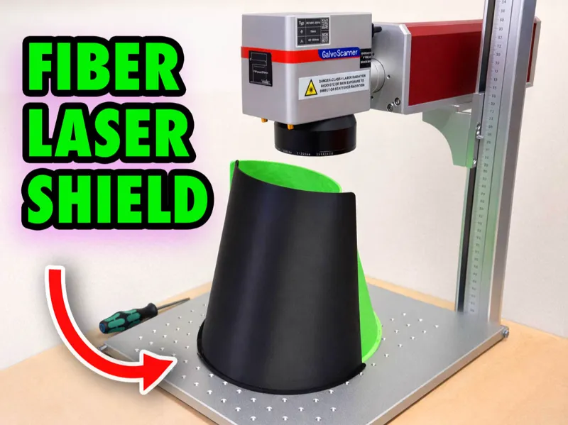 Fiber laser safety shield shroud (FLSSS)