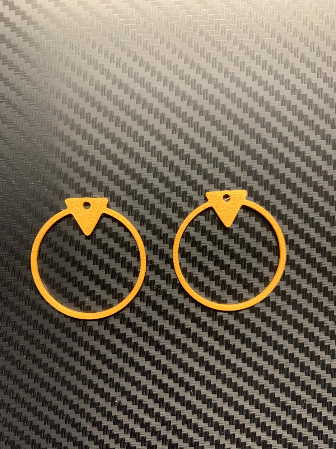 gold hoop earrings view 2
