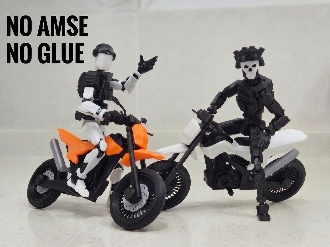 Dummy 13 (1/12) High-Quality Tactical Dirt Bike - 1