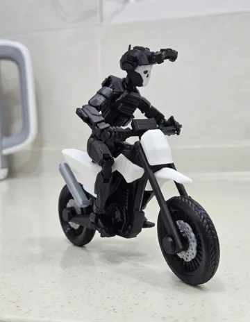 Accesorio para impresora 3D: Dummy 13 (1/12) High-Quality Tactical Dirt Bike — vista de referencia 5