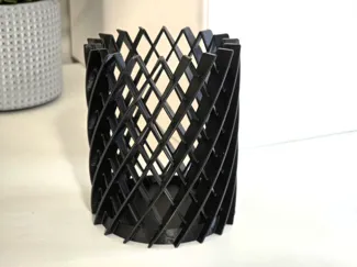 Modern Spiral Pen Holder