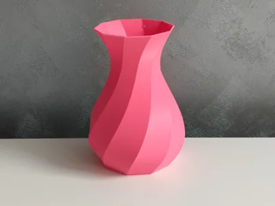 Modern polygon vase