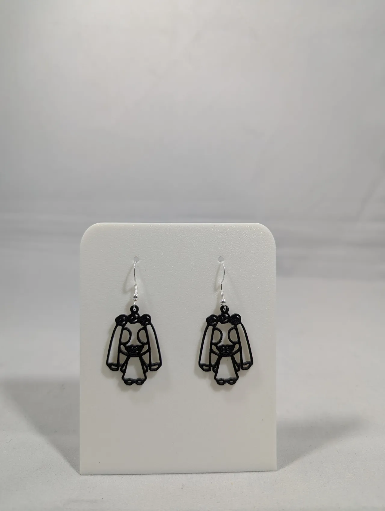 Voodoo doll earrings view 4