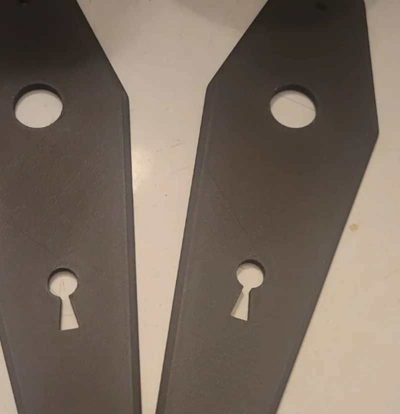 coffin door knob trim