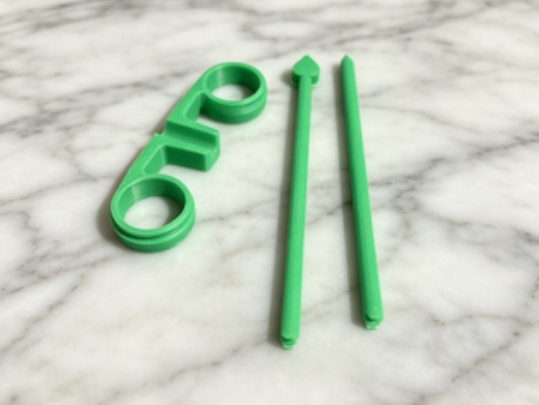 Miniatura 5 do modelo 3D 手指弓箭　Finger Bow