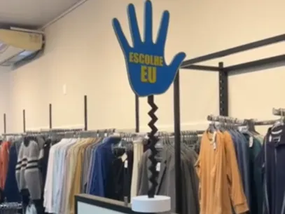 PLACA MÃO - VISUAL MERCHANDISING