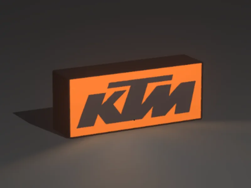 KTM Lightbox lamp