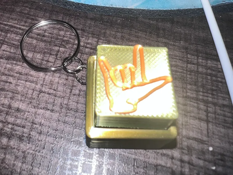 Sign Language "I Love You\|w/" Clicker Fidget