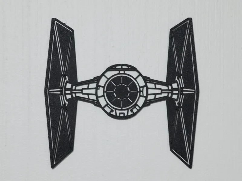 2D Wall Art Of TIE Fighter ( LARGE)