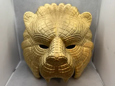 Squid Game VIP Mask Lion by SauceDepot MakerWorld: Download Free 3D Models