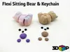 Flexi Sitting Bear Keychain (PARTS) 0.2mm layer, 3 walls
