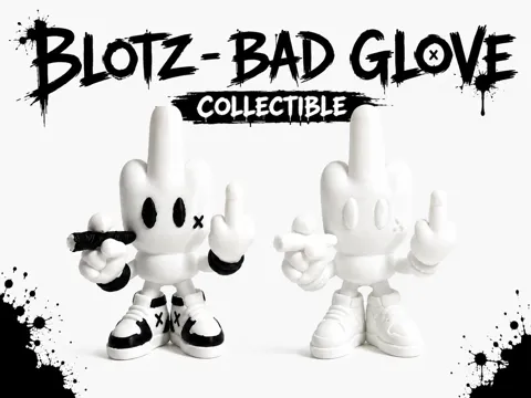 Figura decorativa: BLOTZ - BAD GLOVE / COLLECTIBLE FIGURINE — referencia de MakerWorld