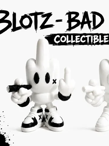 Figura decorativa: BLOTZ - BAD GLOVE / COLLECTIBLE FIGURINE — vista de referencia 2