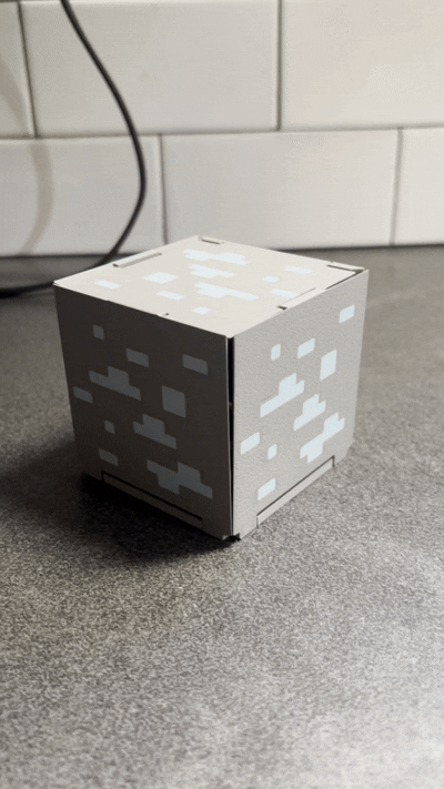 Minecraft print-in-place minable diamond ore