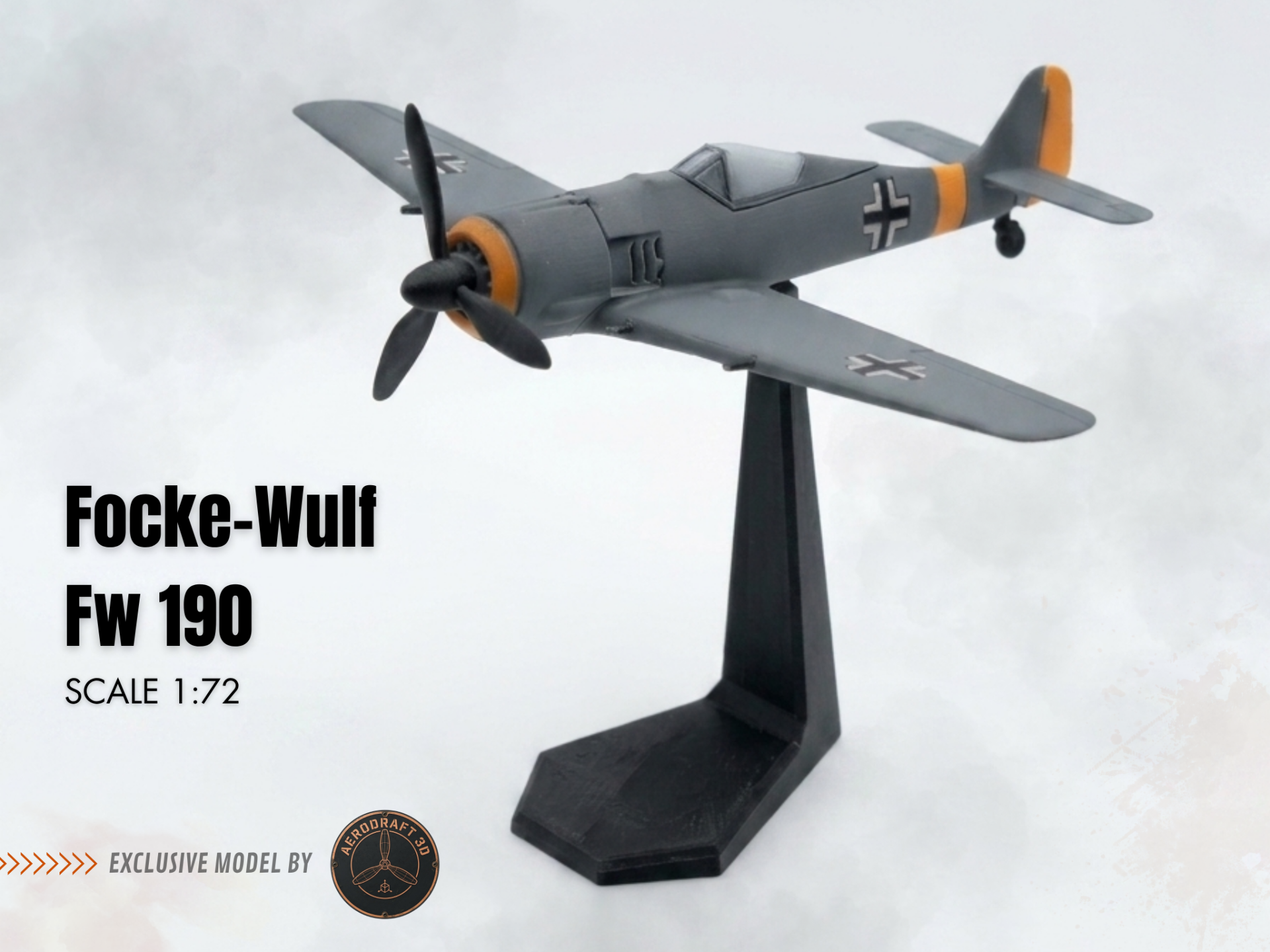 Focke-Wolf Fw190 - 1:72 scale (Stand Version)