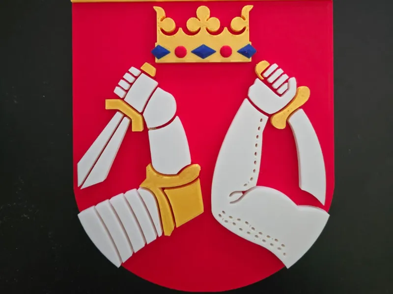 Emblem of North-Karelia (Pohjois-Karjala) Finland