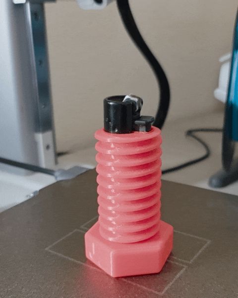 Clipper lighter sleeve Bolt&nuts (fidget spinner)