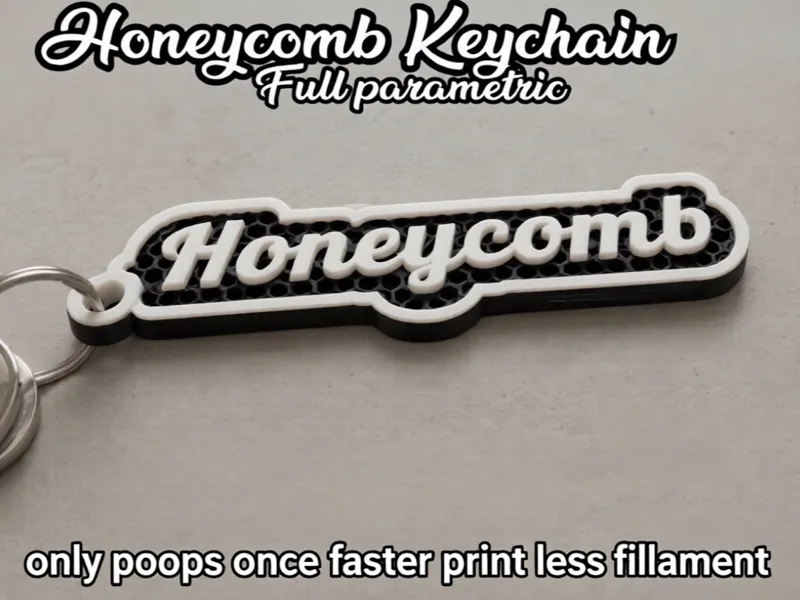 Name Honeycomb Keychain - only poops once Only 7g