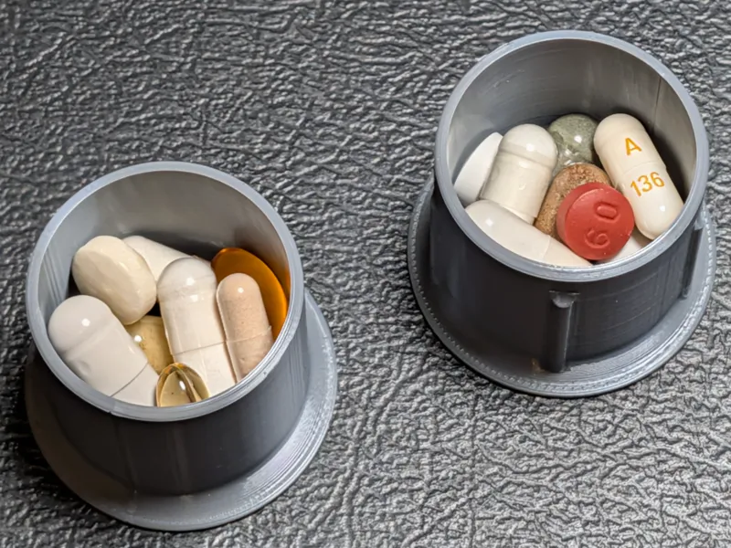 AM/PM Pill cups