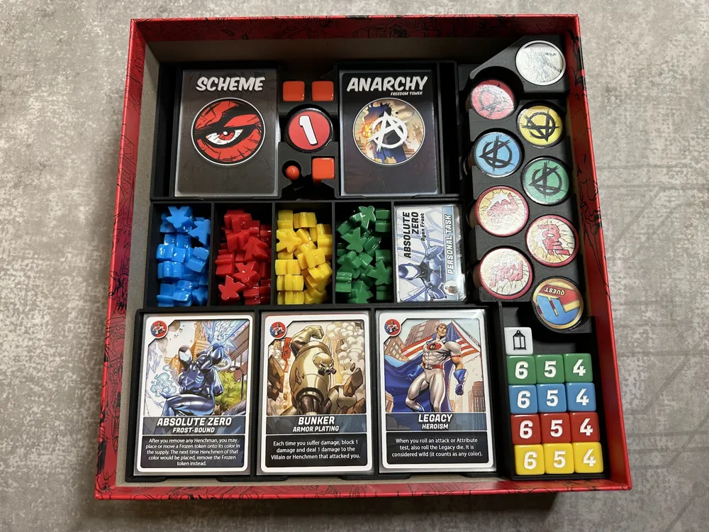 Freedom Five insert [retail] by Hextra MakerWorld: Download Free 3D Models