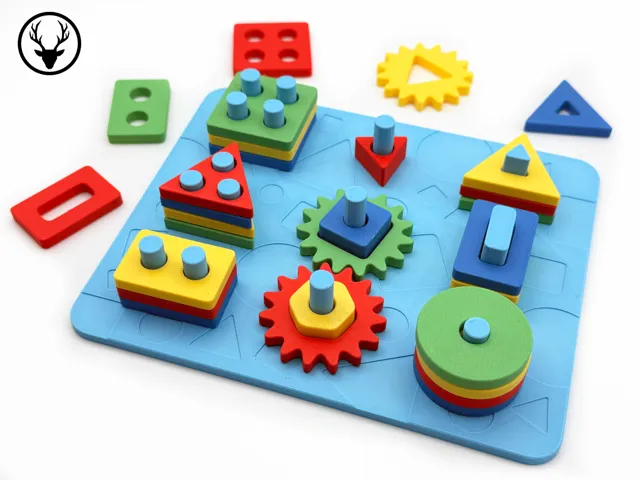 Kids Shape Stacker Puzzle