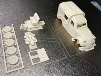 Kitcard Citroen 2CV Fourgonnette carmodel