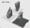 H2D - 3 Plate 0.2mm layer, 2 walls, 15% infill