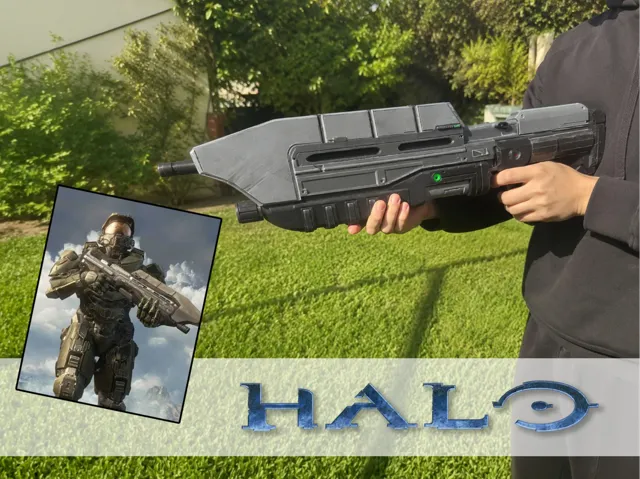 Halo Master Chief Assault Rifle (MA5) - Cosplay