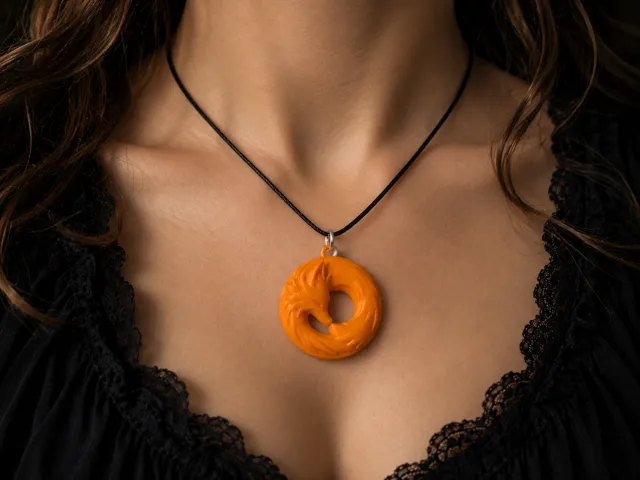 Sleeping Fox Pendant