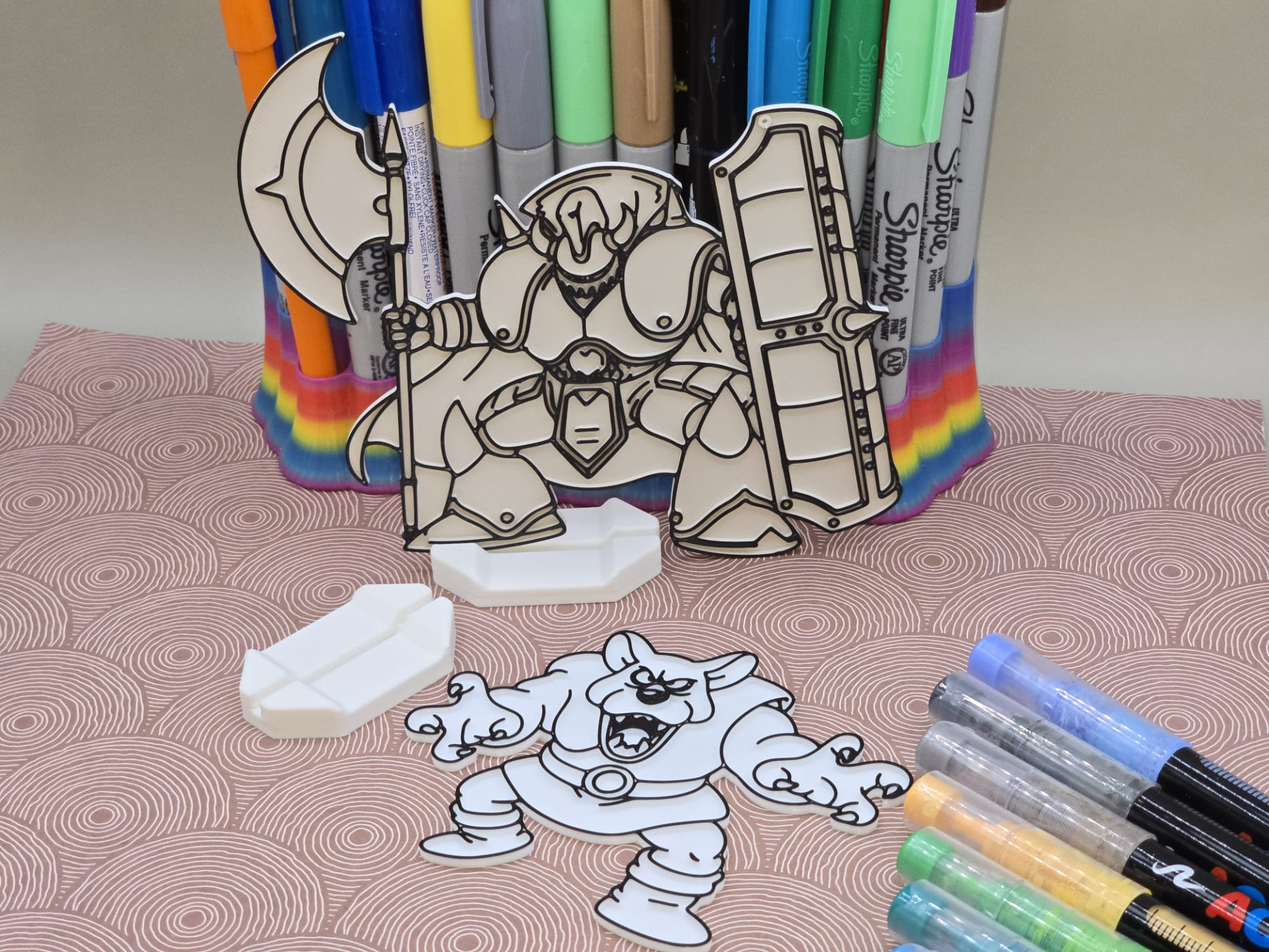 Dragon Quest Monster Knight Mouse Coloring Craft