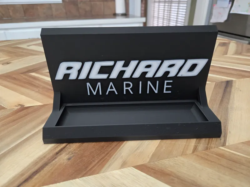 Richard Marine sign/pen holder