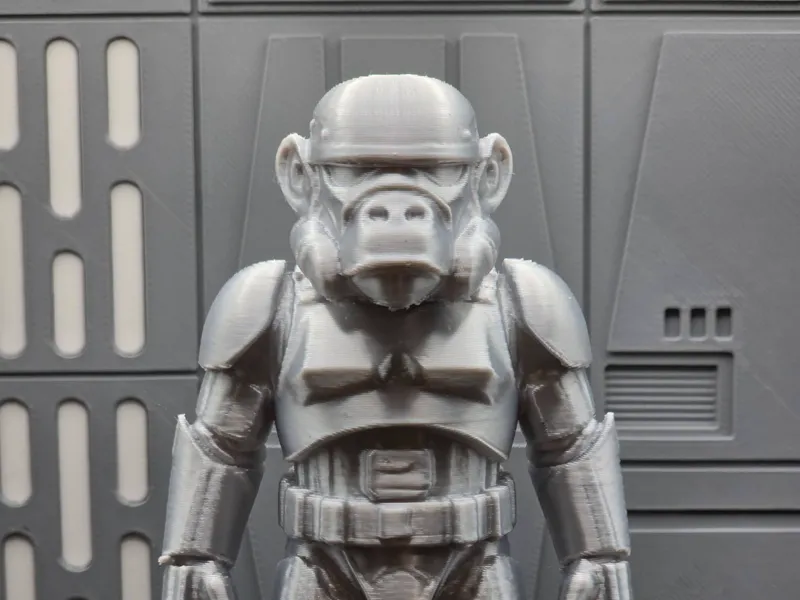 Monkey Stormtrooper from a Star Wars Animal Empire