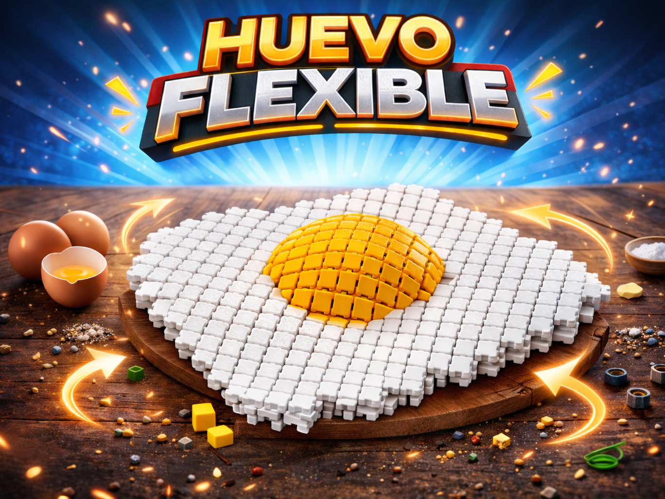 Huevo Flexible – Juguete de cocina infantil