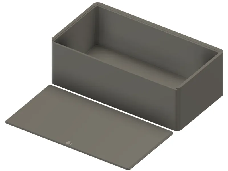 80mm x 150mm Bin with removable lid