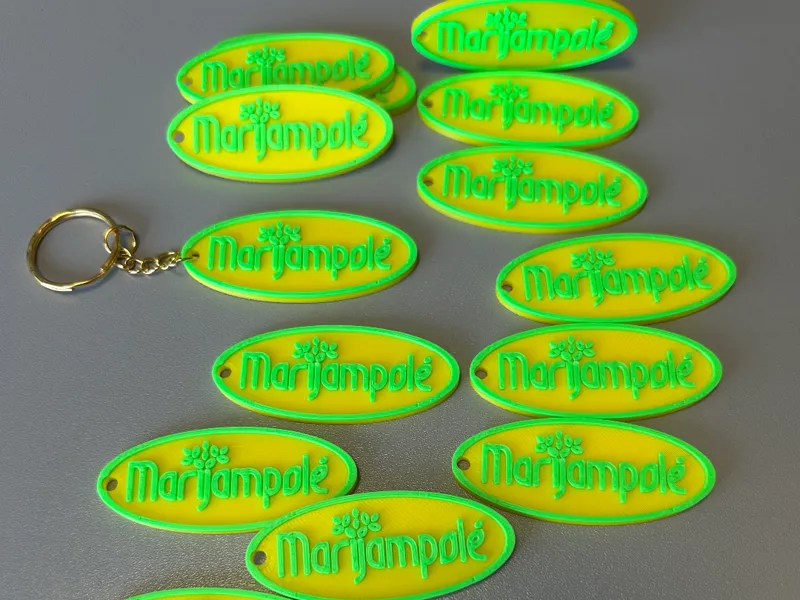 Marijampolės logo keychain